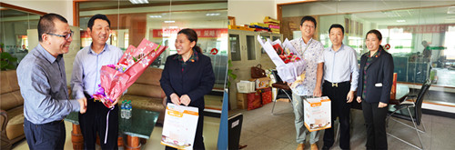 集团工会走访慰问集团2013年度劳动模范