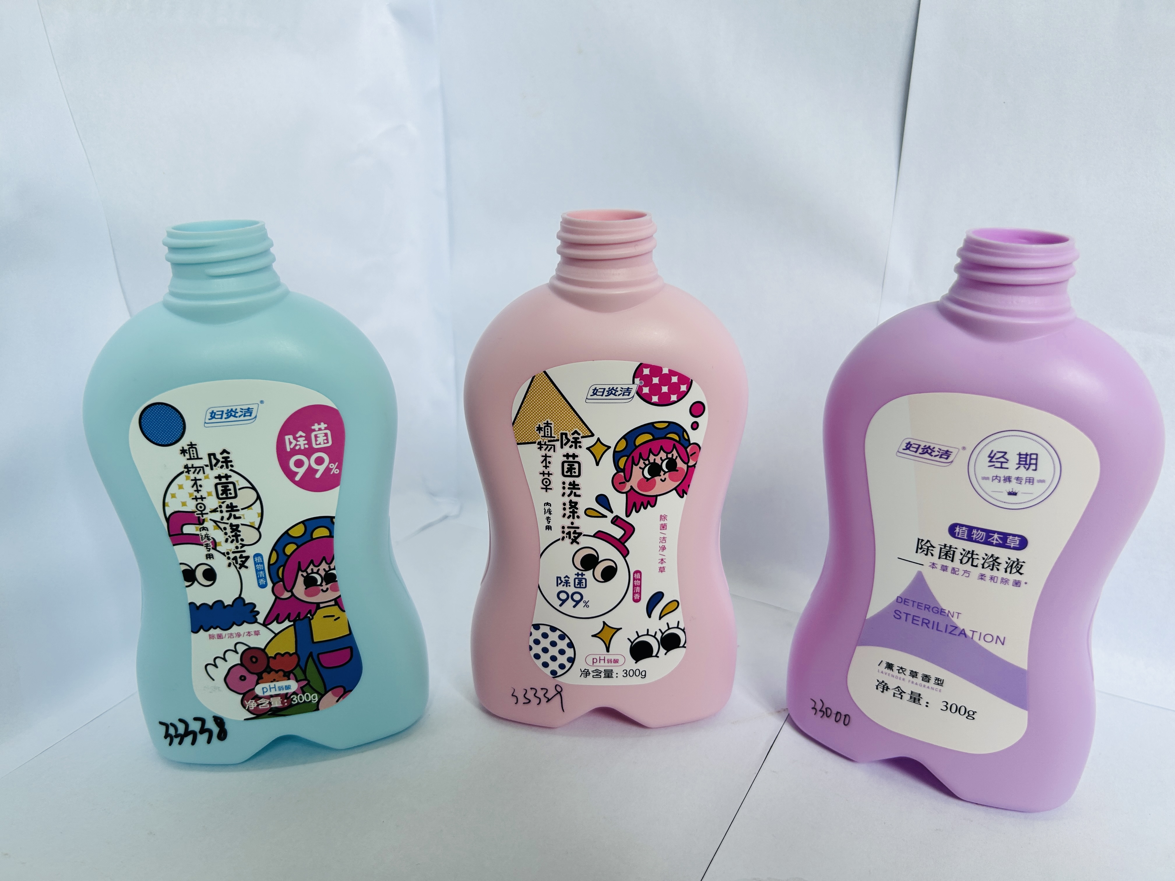 内裤洗液瓶(300ml贴标产品)